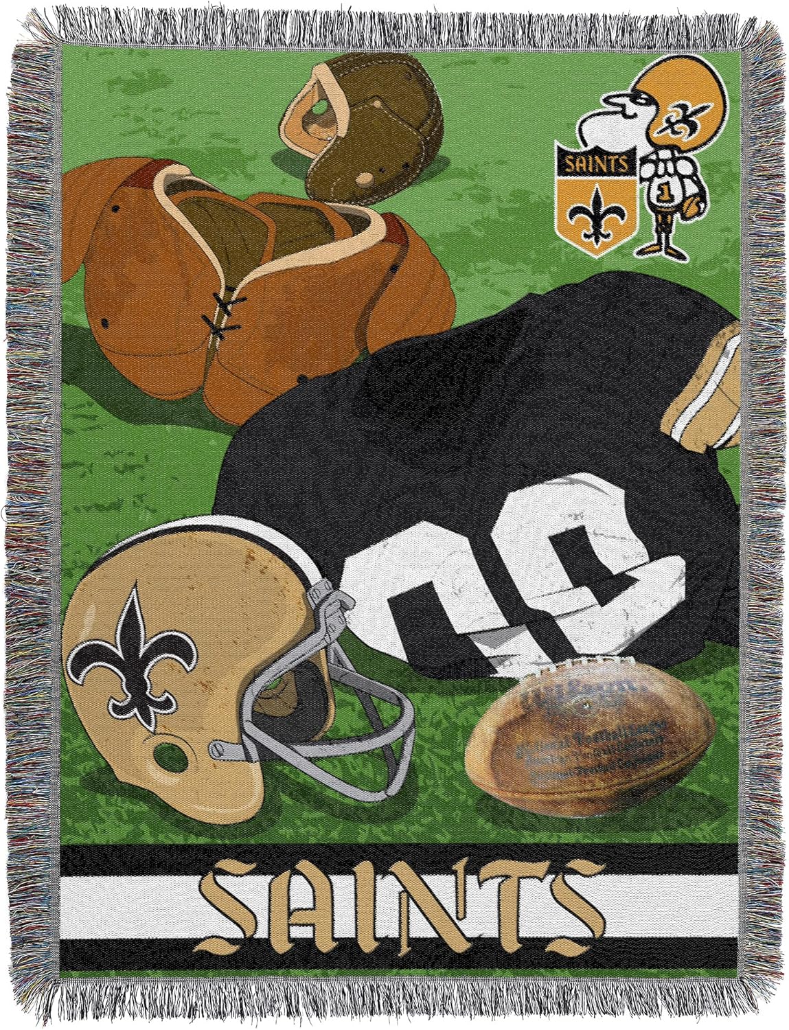NFL Unisex-Adult Woven Tapestry Throw Blanket for Fans
