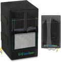 Two Black Waterproof 600D Outdoor Speaker Covers - Heavy-Duty