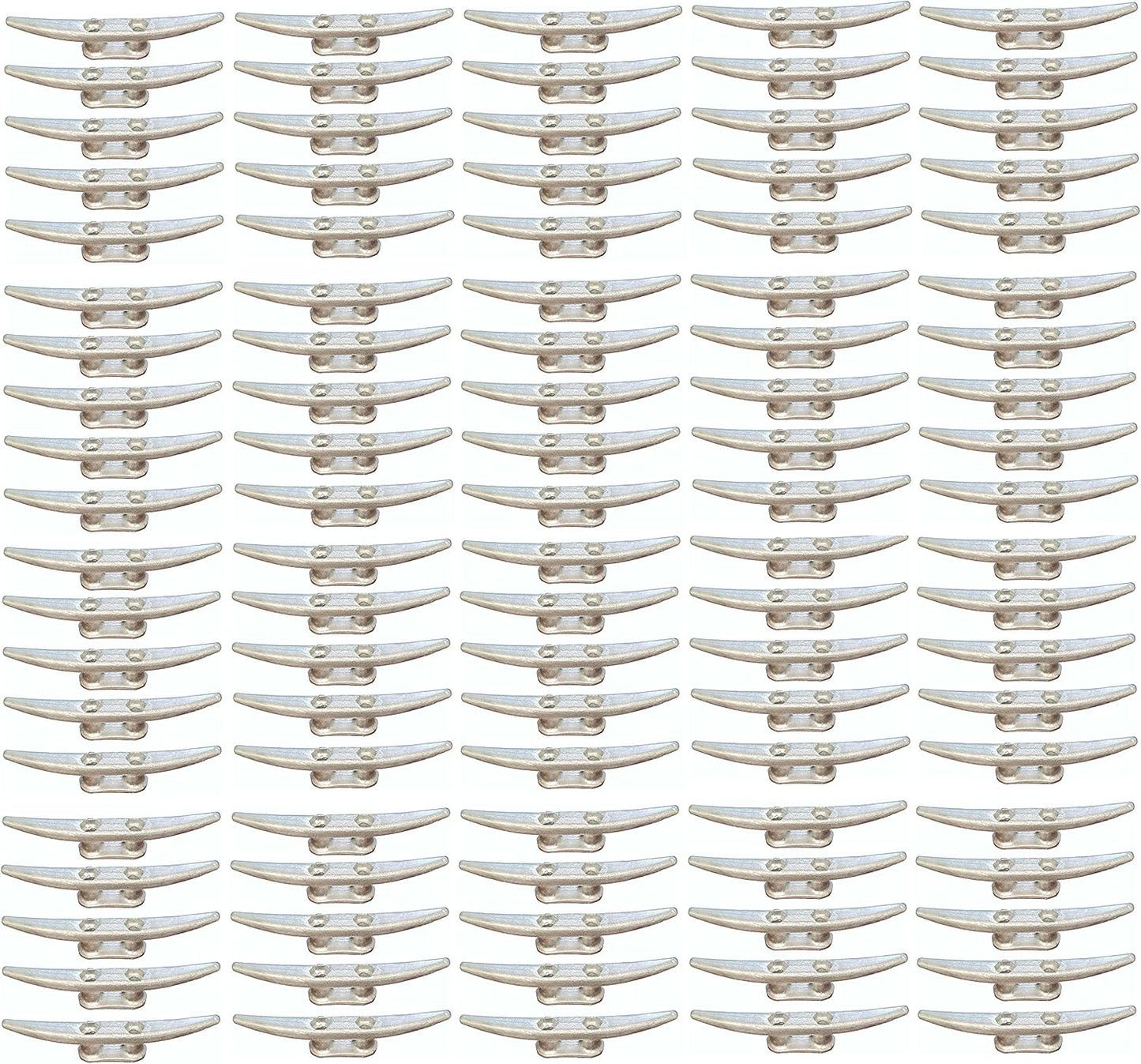 MarineNow Galvanized Iron Dock Cleat for Secure Mooring Options