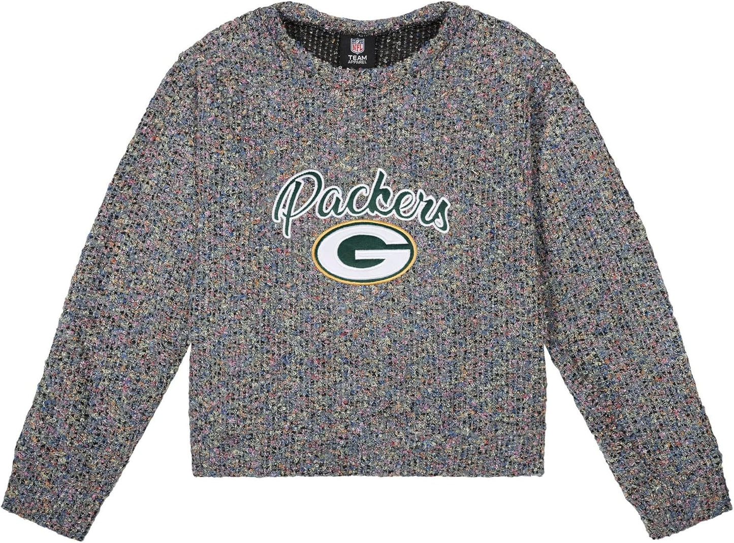 FOCO NFL Womens Comfy Sweater Sweatshirt for Game Day Style