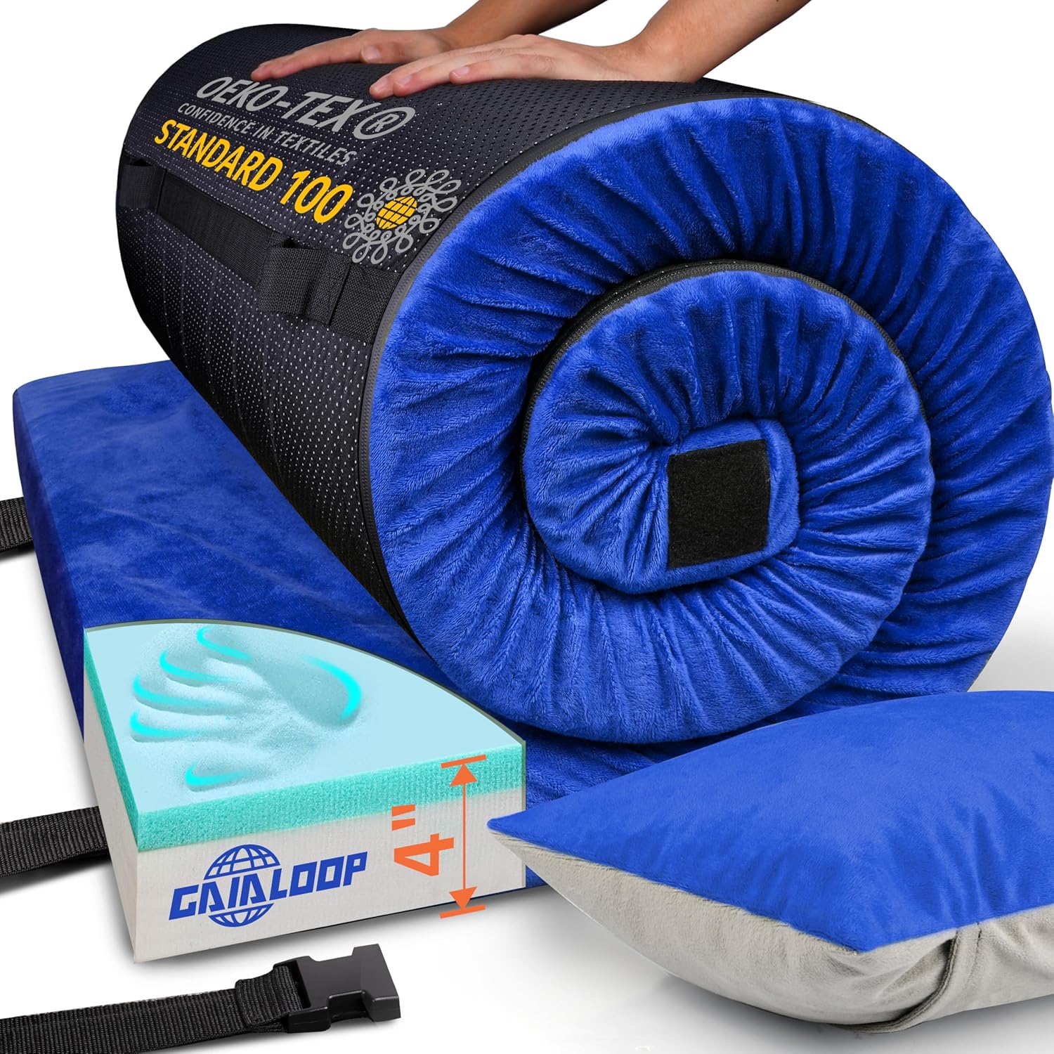 Ultra-Plush Memory Foam Camping Pad - Gaialoop