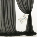 Sheer Voile Chiffon Fabric Draping Panels 120 in Wide - Wedding