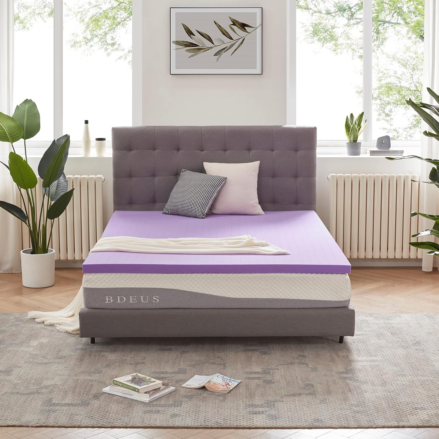2 Inch Gel Memory Foam Mattress Topper for Ultimate Comfort