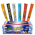 50 Pack Kisko Freezies Giant Freeze Pops - 5.5 oz Assorted Jumbo
