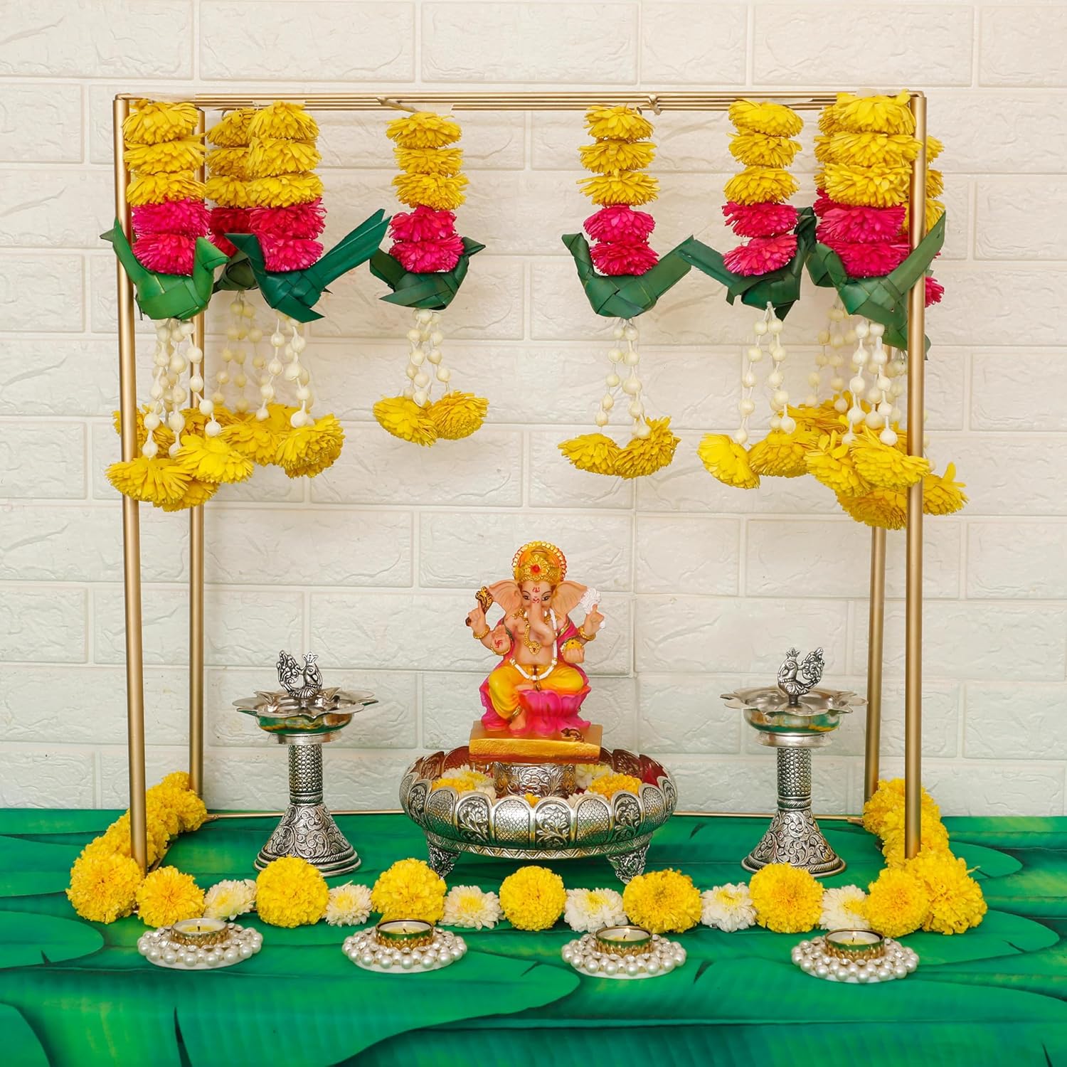 Mandap Style Backdrop Stand for Elegant Indian Decorations
