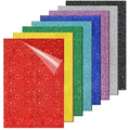 Glitter Acrylic Sheets 8 x 12 in 1/8 in Thick - 8 Colors for Laser