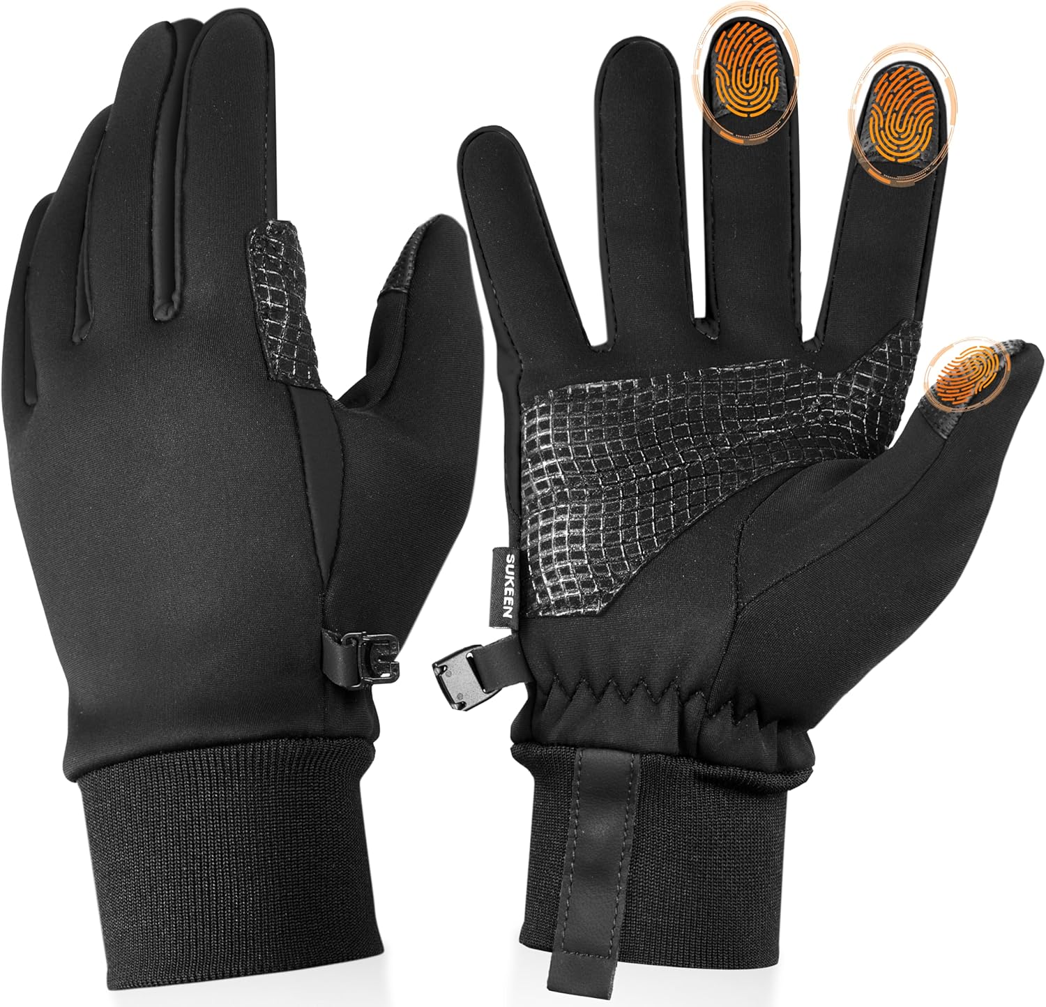 Sukeen Touchscreen Winter Gloves - Warm & Anti-Slip