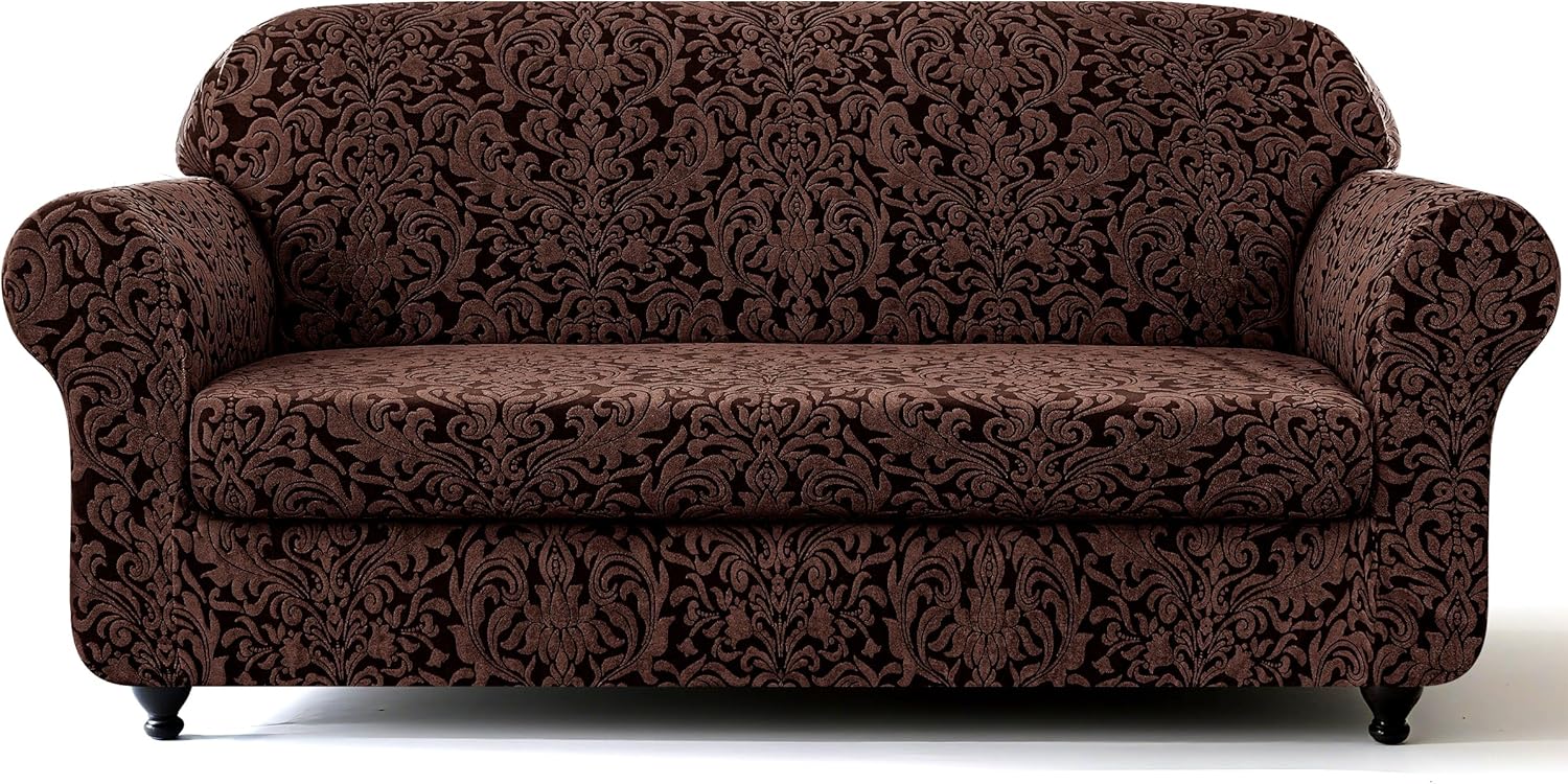 SUBRTEX 2 Piece Couch Covers for Stylish Sofa Protection