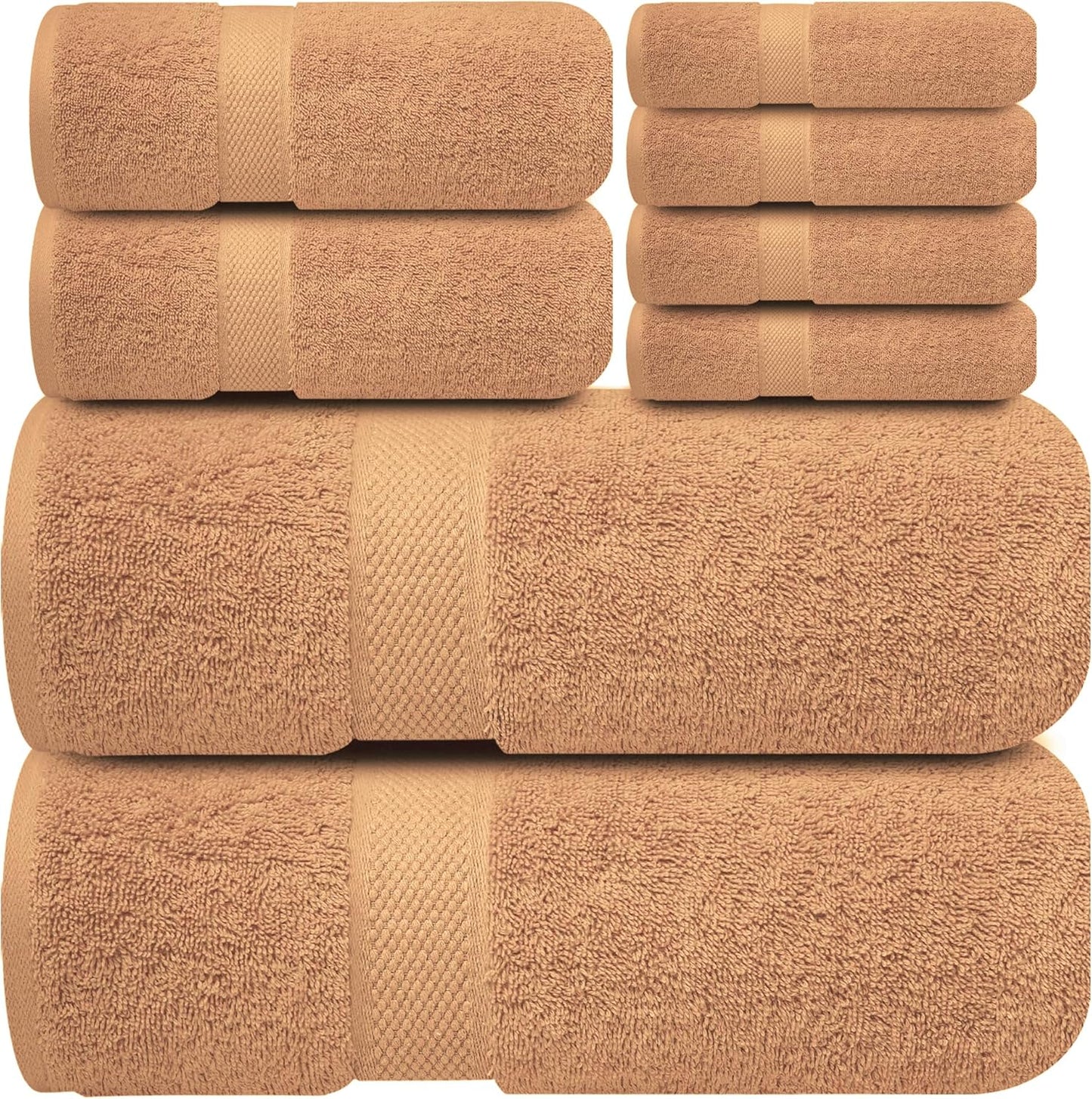 Luxury 100% Cotton Towel Set for a Soft and Absorbent Experience