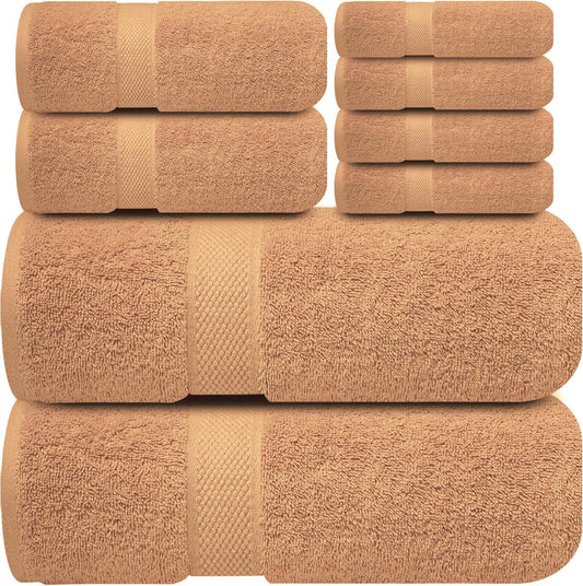 Luxury 100% Cotton Towel Set for a Soft and Absorbent Experience