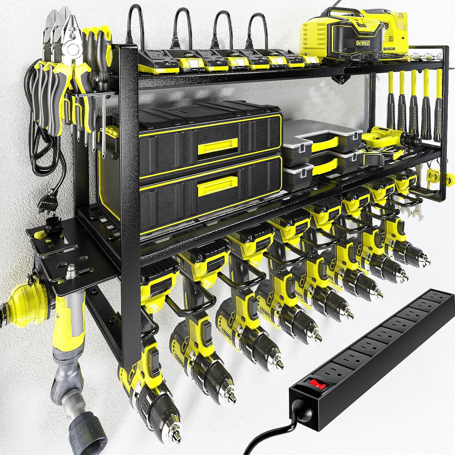 KAFAHOM Power Tool Organizer: Charge, Store, Organize