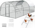 Quictent Large Metal Chicken Coop Run for 20/30 Poultry