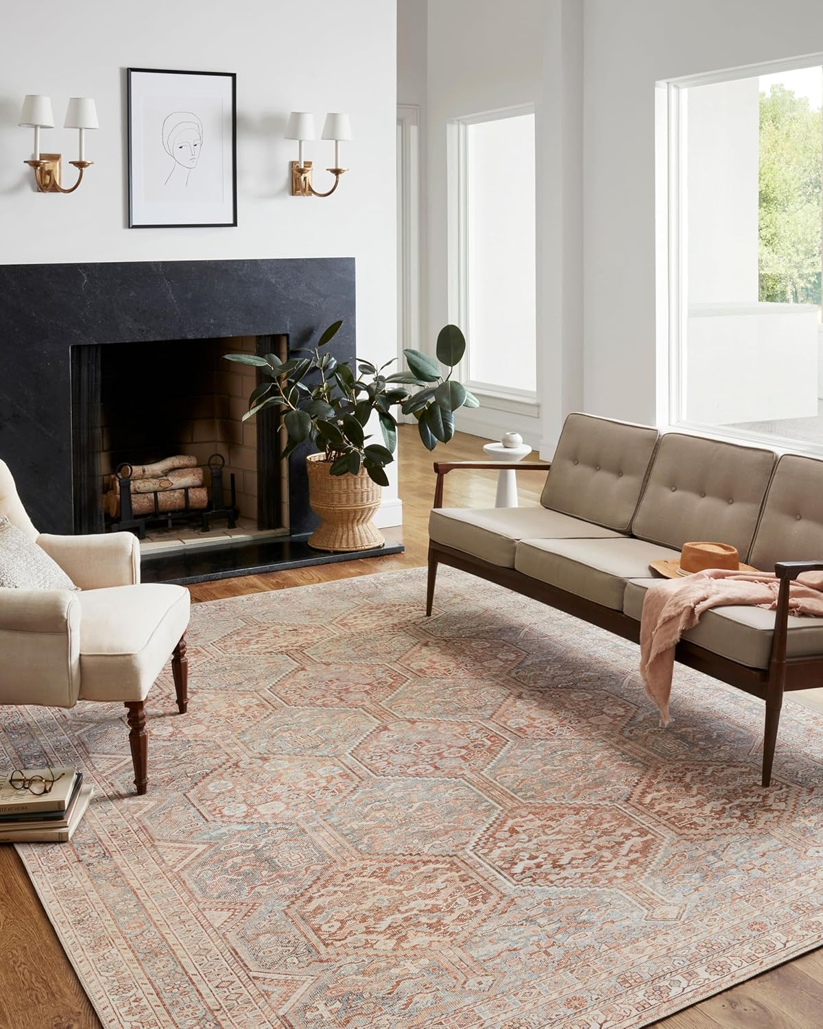 Jules Collection Area Rug by Chris Loves Julia - Vintage Charm
