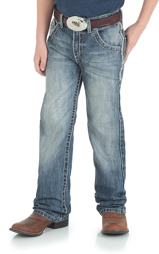 Wrangler Boys' 20X Vintage Boot Cut Jean for Stylish Comfort