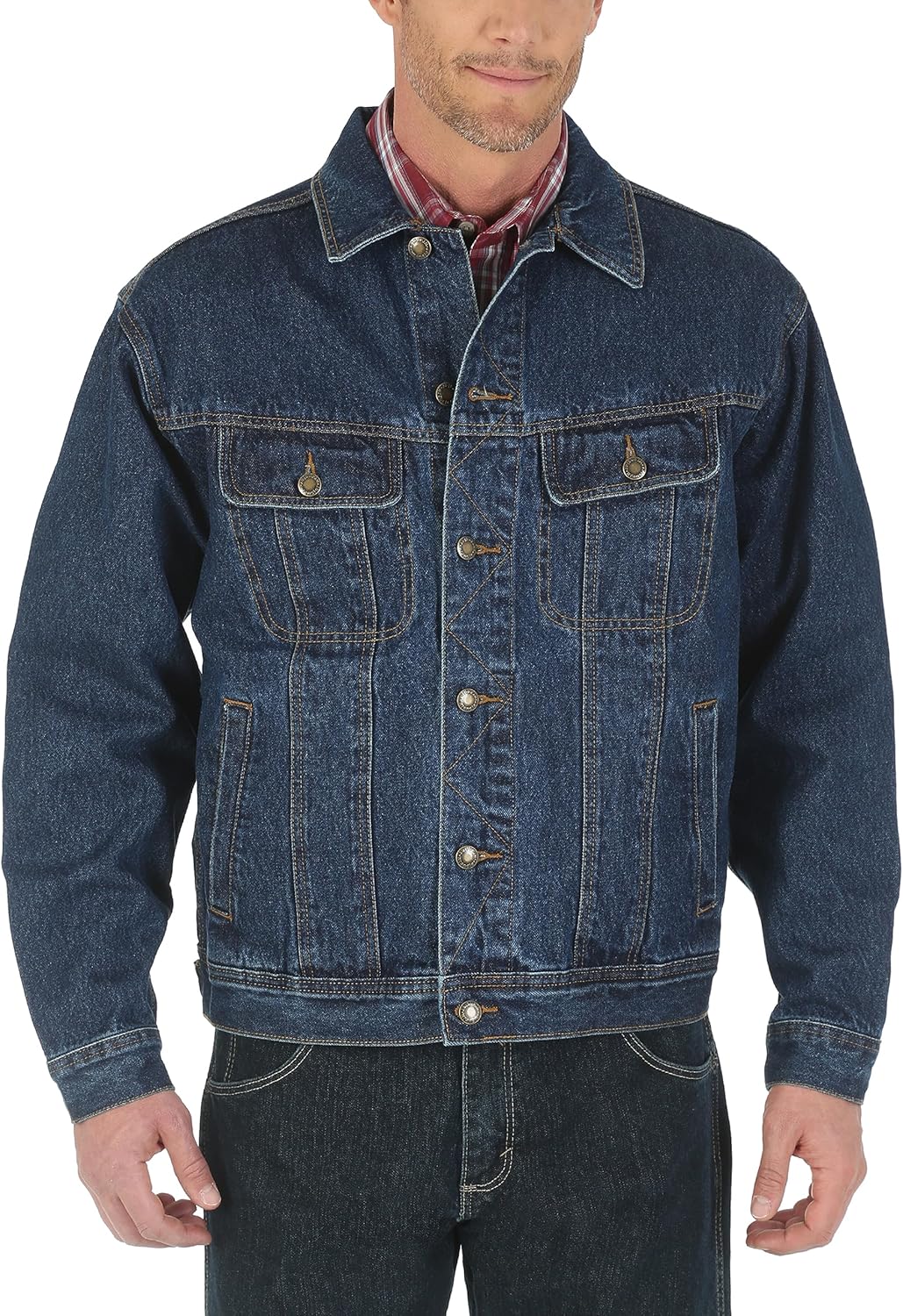 Wrangler Men's Rugged Wear Unlined Denim Jacket for Style