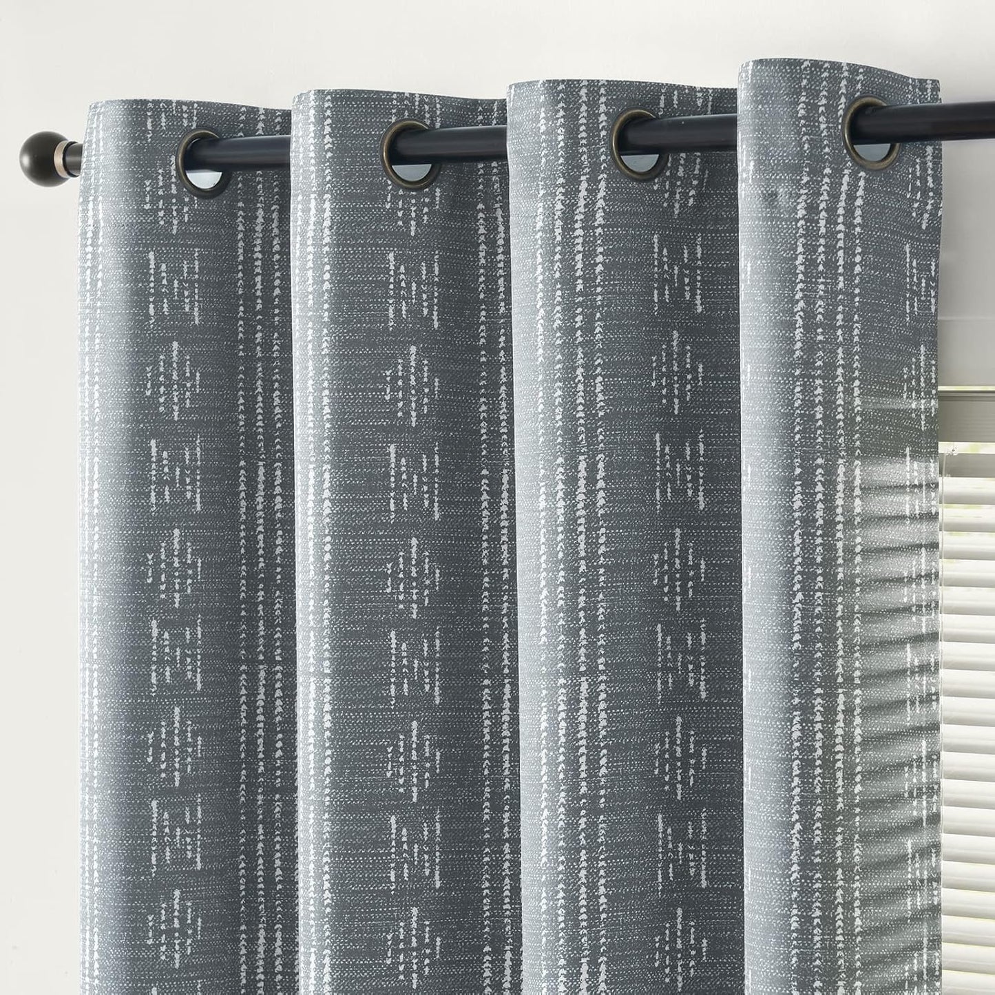 jinchan 95% Blackout Boho Curtains for Bedroom 54 Inch Length