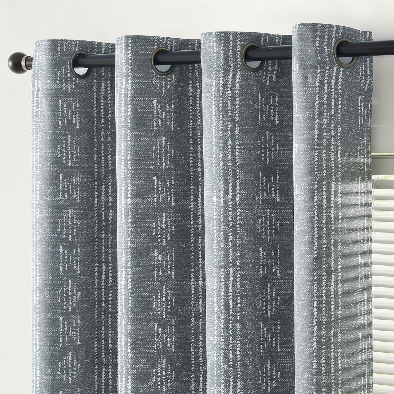 jinchan 95% Blackout Boho Curtains for Bedroom 54 Inch Length