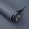 Navy Blue Grasscloth Peel and Stick Wallpaper 24in x 393in - Textured