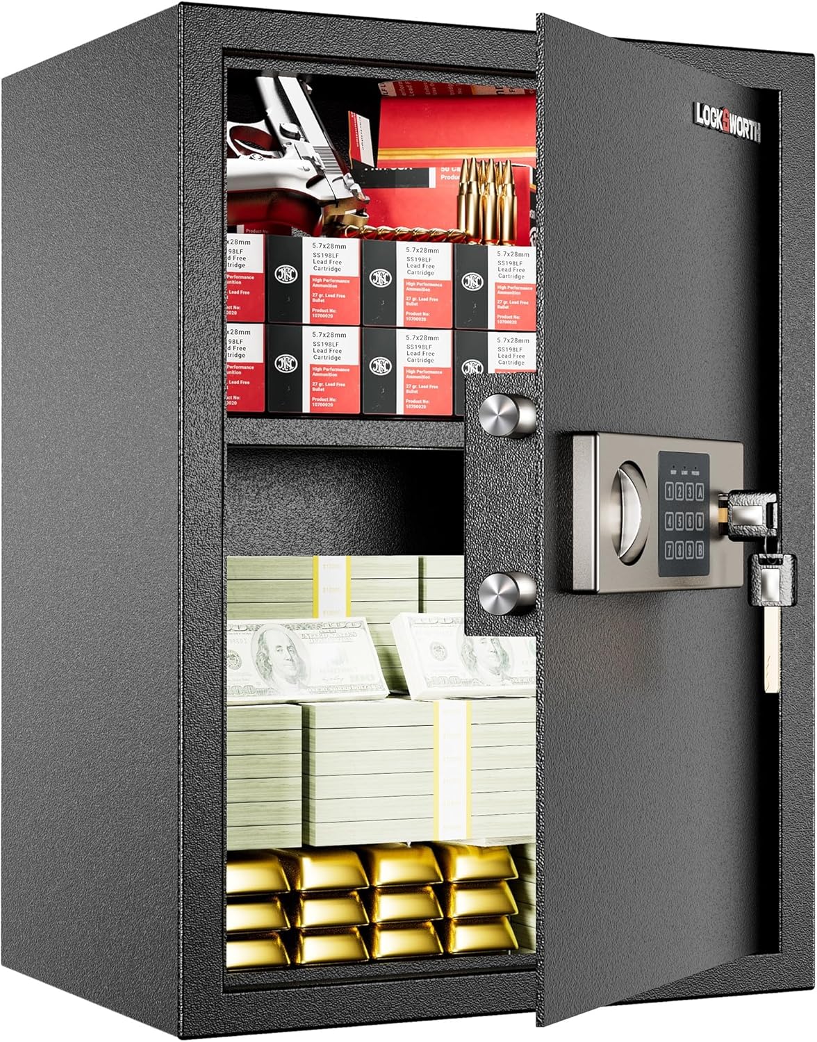 1.9 Cubic Feet Security Safe for Money, Jewelry, and Documents