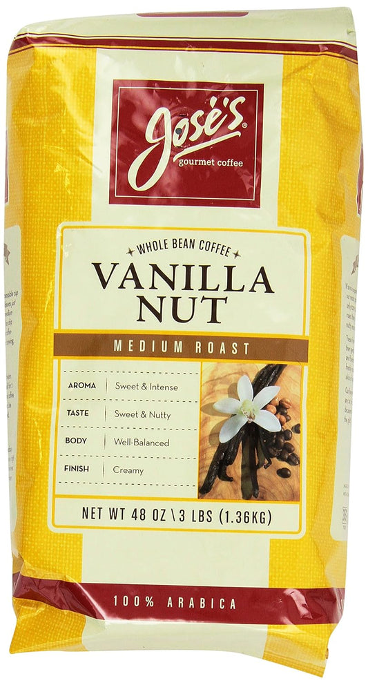 Rich Vanilla Nut Flavor | Jose's Coffee 3lbs