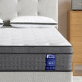 KOW 14 Inch Gel Memory Foam Innerspring Hybrid Full Mattress