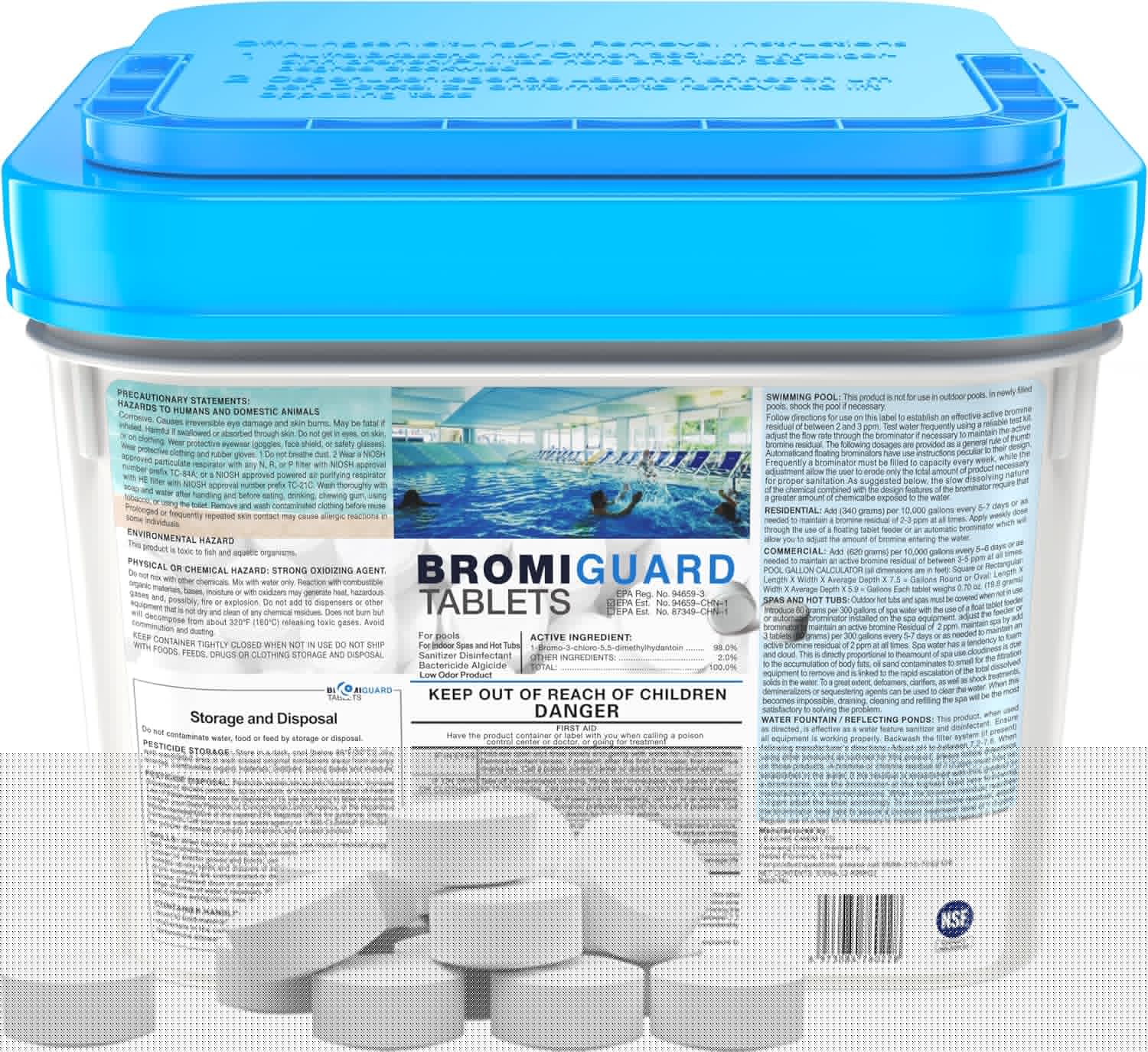 5.5 lbs Bromine Tablets for Spa Hot Tub - Eco-Friendly Solution