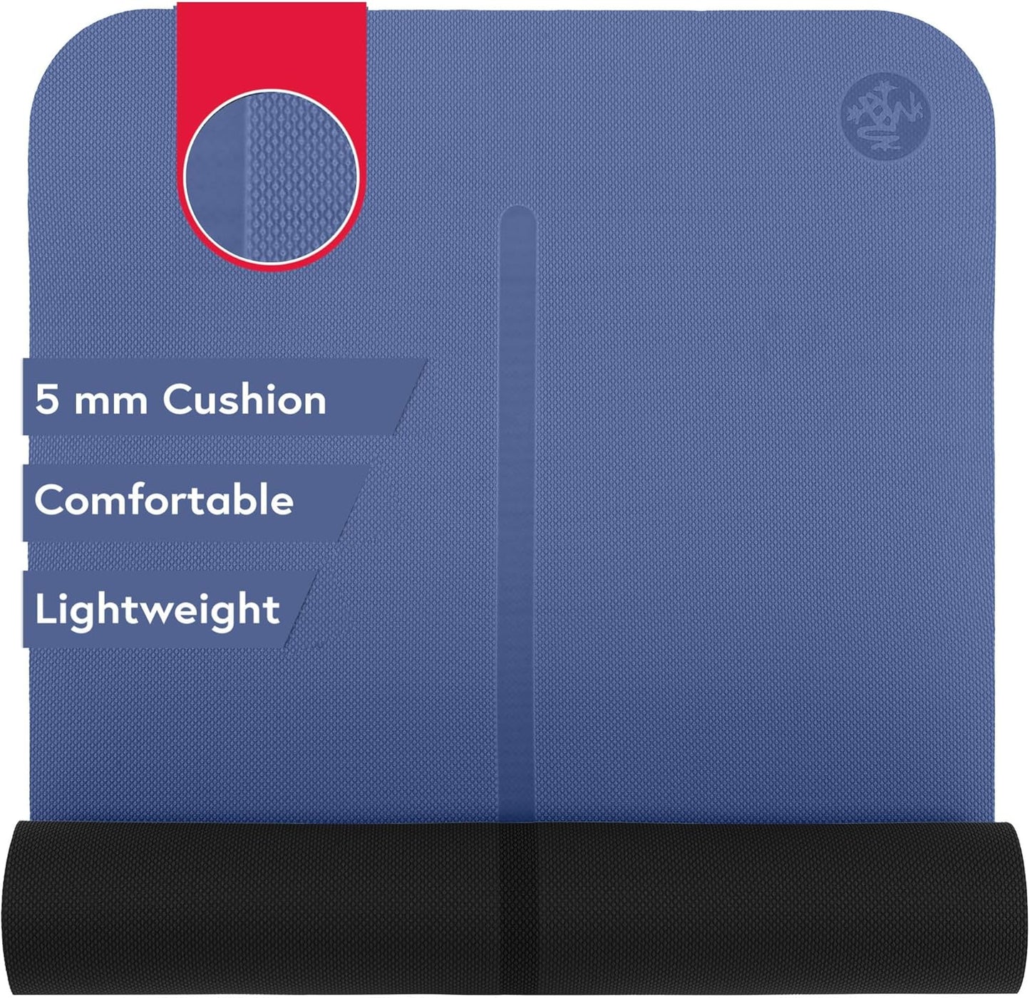Manduka Begin Yoga Mat 68in - Lightweight, Comfortable & Reversible