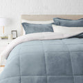 Micromink Sherpa King Comforter Set - Ultra-Soft, Reversible