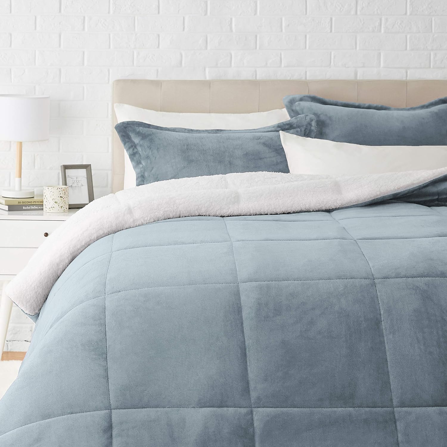 Ultra-Soft Micromink Sherpa King Bedding Set for All Seasons