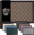 WeatherMax All-Season Doormat 23x35 - Durable Low-Profile Door Mat