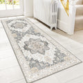 GENIMO 2x10 Runner Rug for Hallway - Machine Washable Low Pile