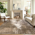 GENIMO Washable Area Rug 8x10 - Modern Abstract, Machine Washable