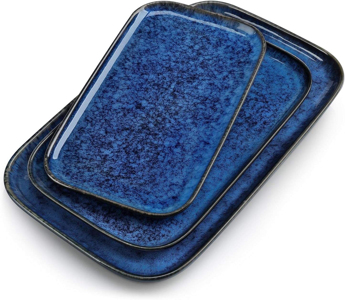 vancasso Stern Serving Platters Set of 3 for Entertaining