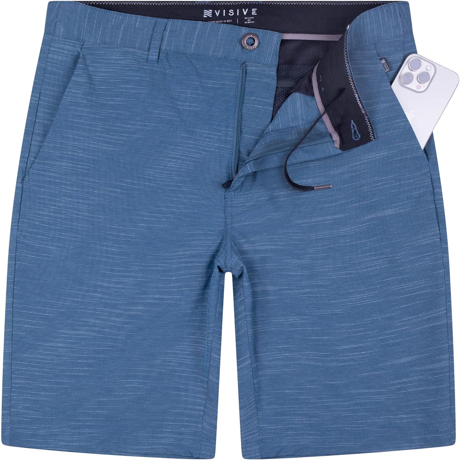 Visive Premium Hybrid Shorts for Big Men: Quick Dry Comfort
