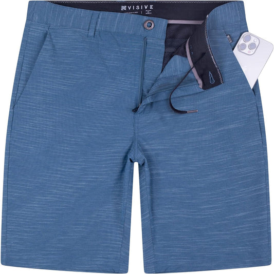 Visive Premium Hybrid Shorts for Big Men: Quick Dry Comfort
