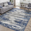 Area Rugs 8x10 for Living Room Bedroom - Modern Abstract Low Pile Rug