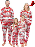 Matching Family Christmas Pajama Sets with Socks - Holiday Photos Each