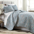 Oversized Paisley Quilt King Cal King Bedding Set - Lightweight