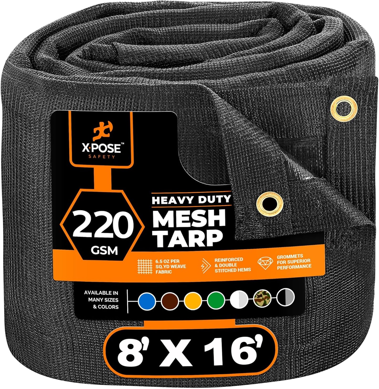 Xpose Safety Heavy Duty Mesh Tarp for Shade and Protection