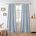 DriftAway Chris Elegant Linen Blackout Curtains for Home Decor