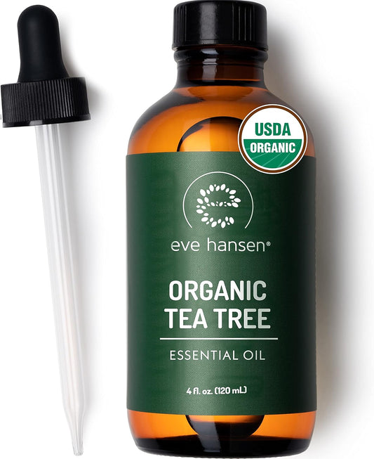 Organic Tea Tree Oil for Skin, Scalp, Nails and Aromatherapy