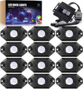 MICTUNING 2025 Upgraded CM RGB Rock Lights Kits - Vibrant Waterproof