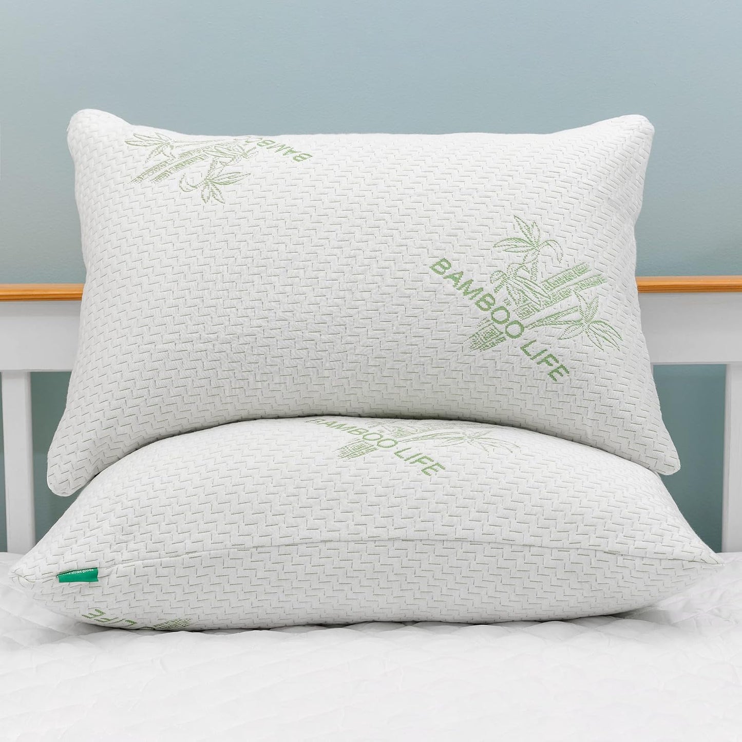 Queen Size Rayon Bamboo Pillows for Comfortable Sleep Support