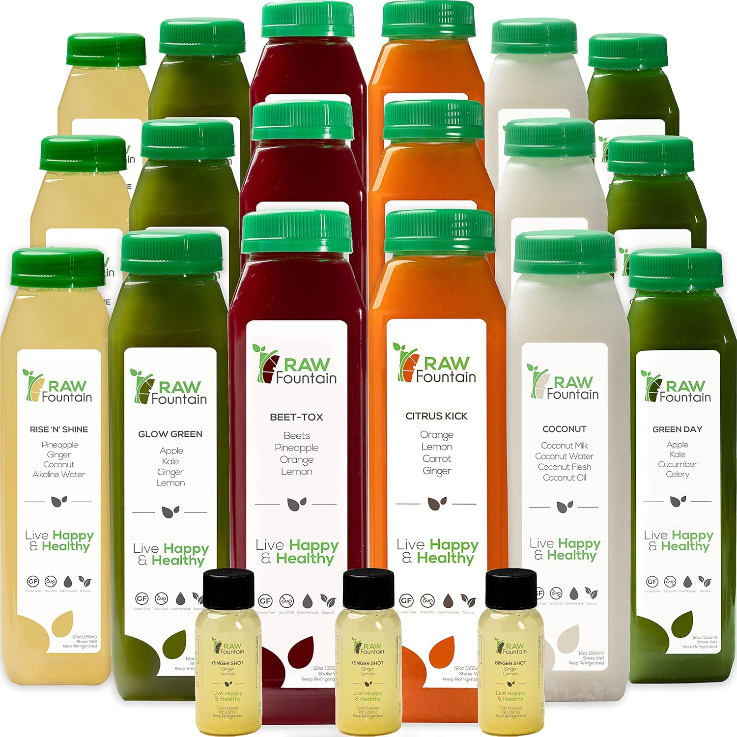 5 Day Juice Cleanse for Detox and Health by Raw Fountain