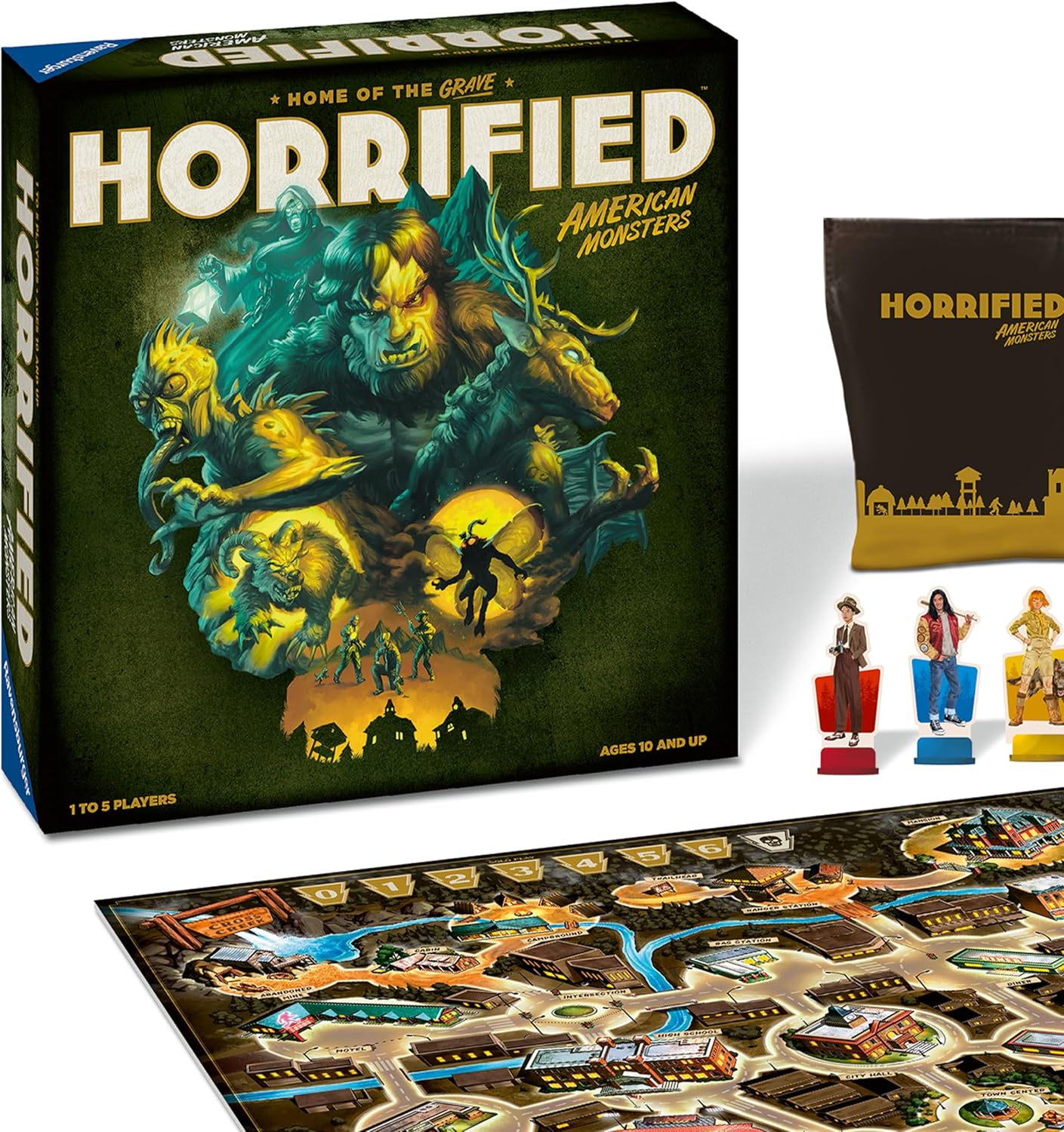 Horrified Games - American Monsters Strategy Board Game Review