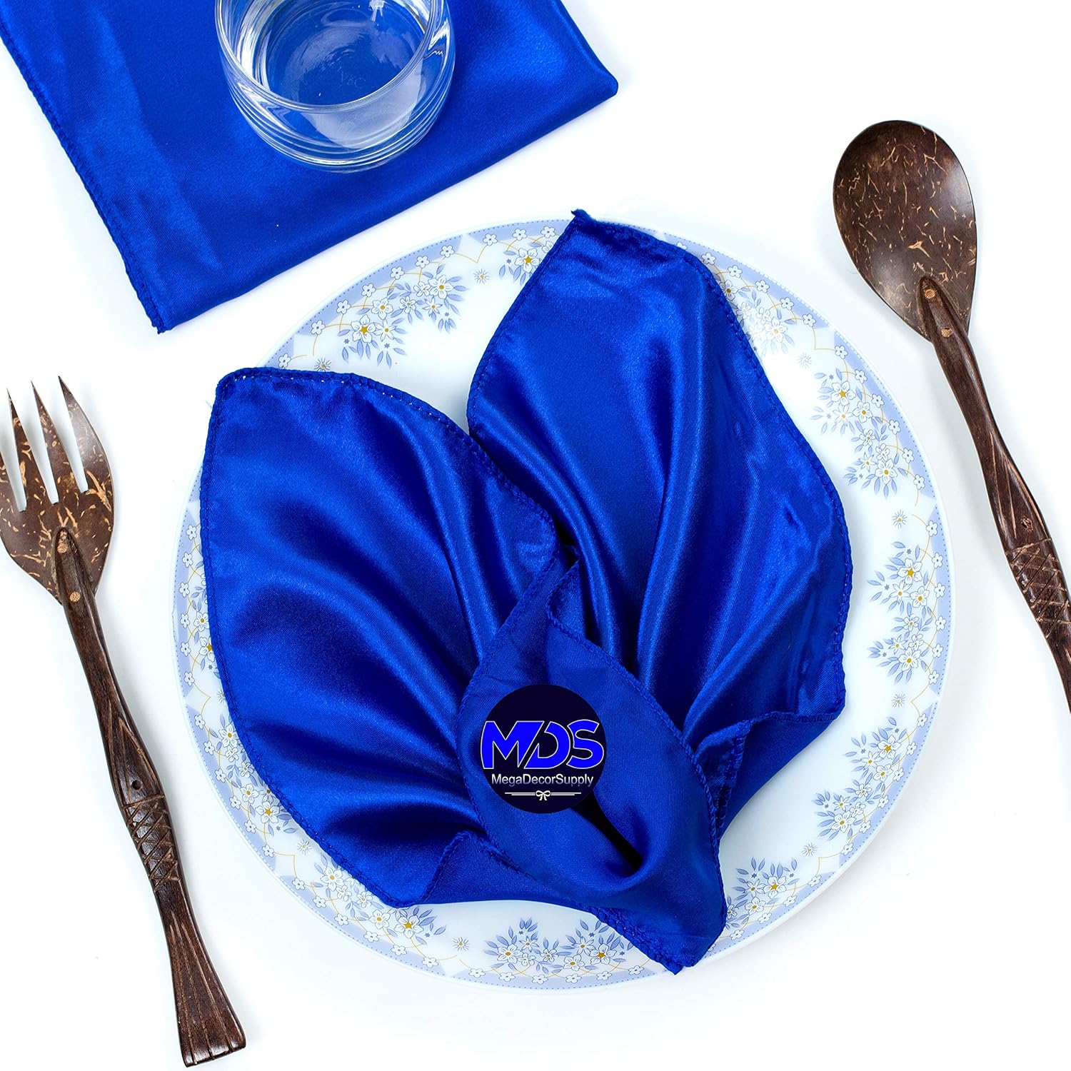 MDS Christmas Satin Cloth Napkins for Elegant Holiday Dining