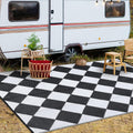 8x10 Area Rug for Patio Outdoor Waterproof Reversible - Trellis