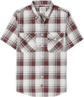 Dubinik Mens Short Sleeve Button Down Shirts for Casual Style