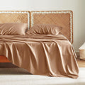 Bedsure King Size Cooling Sheets Set - Silky Bamboo Rayon Comfort