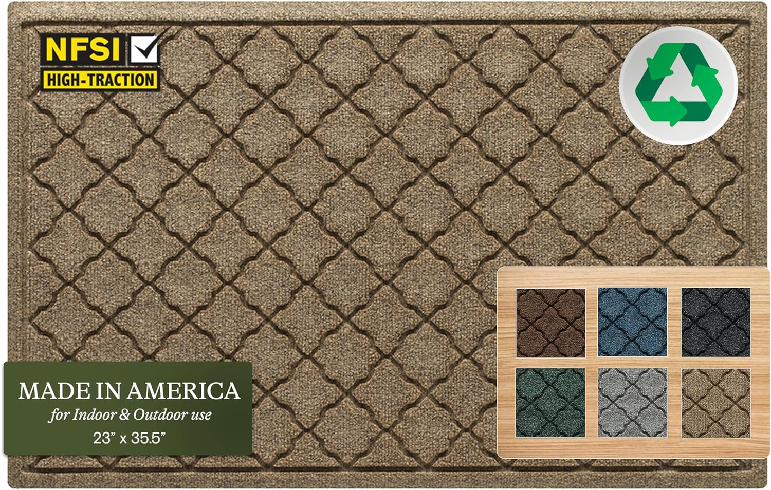 WaterHog Heavy Duty Doorway Mat for Indoor and Outdoor Use
